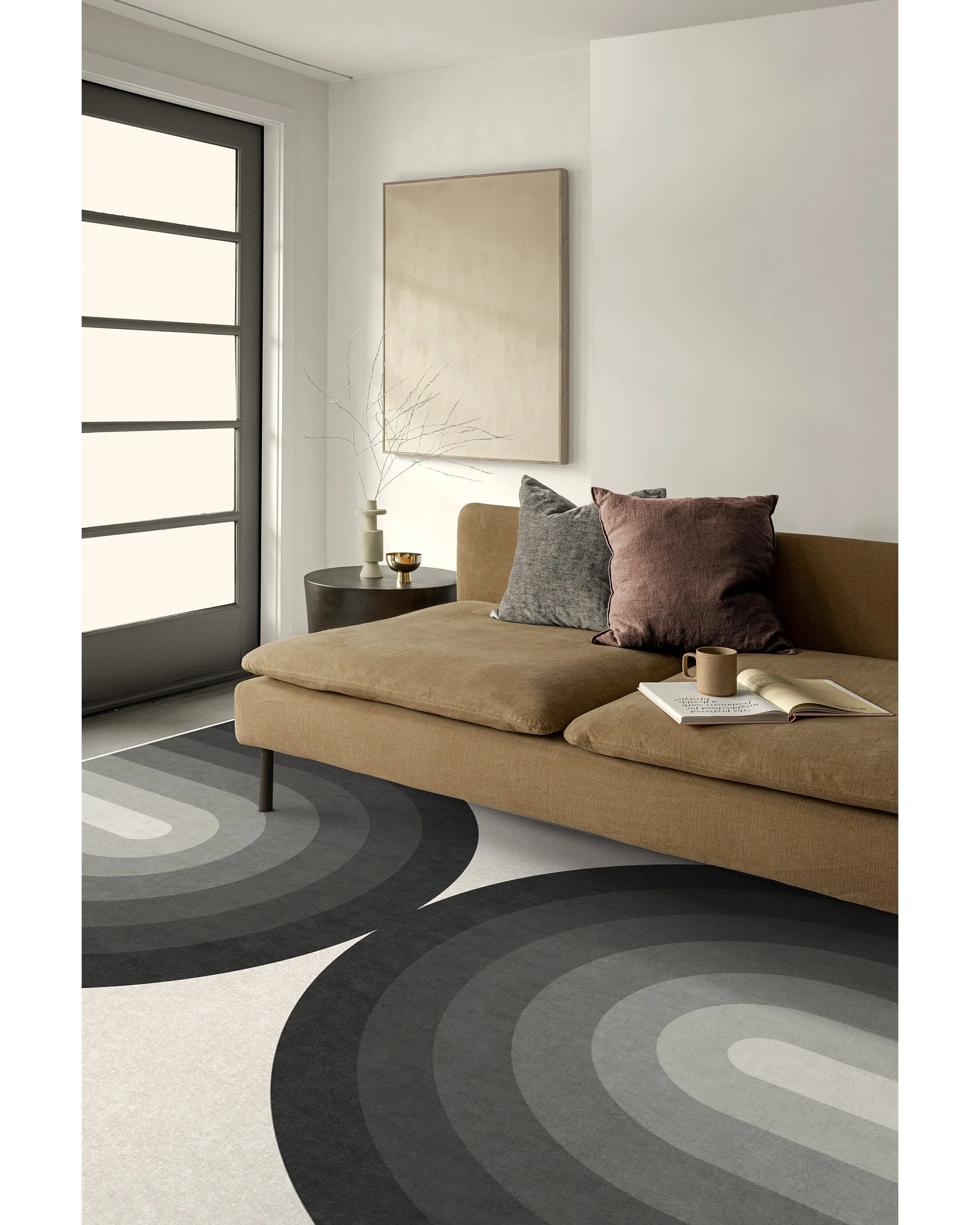 Absida Greyscale Rug