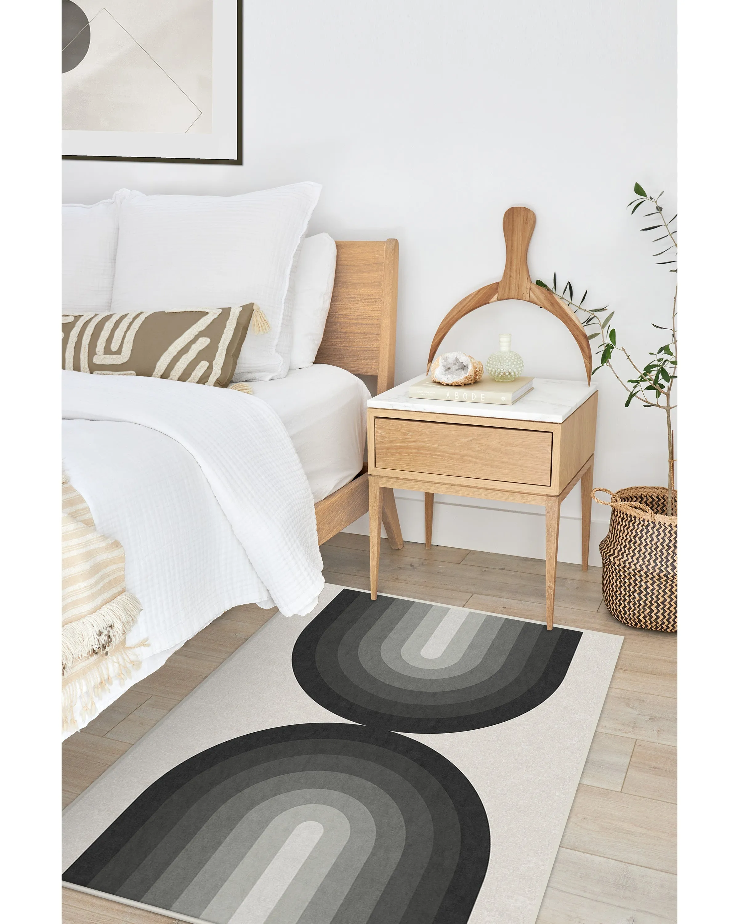 Absida Greyscale Rug