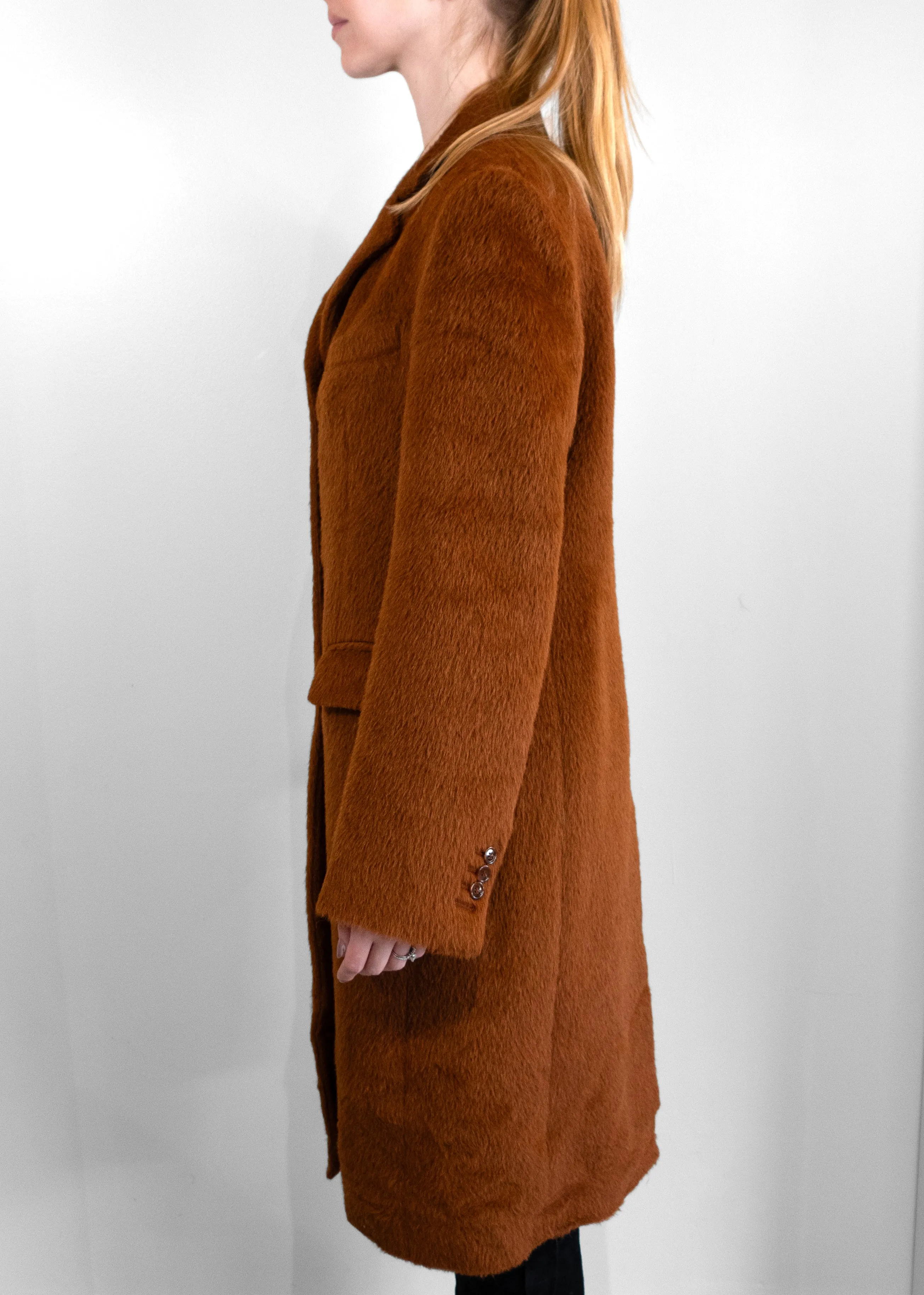 Acne Studios Brown Onita Alpaca and Wool-Blend Coat