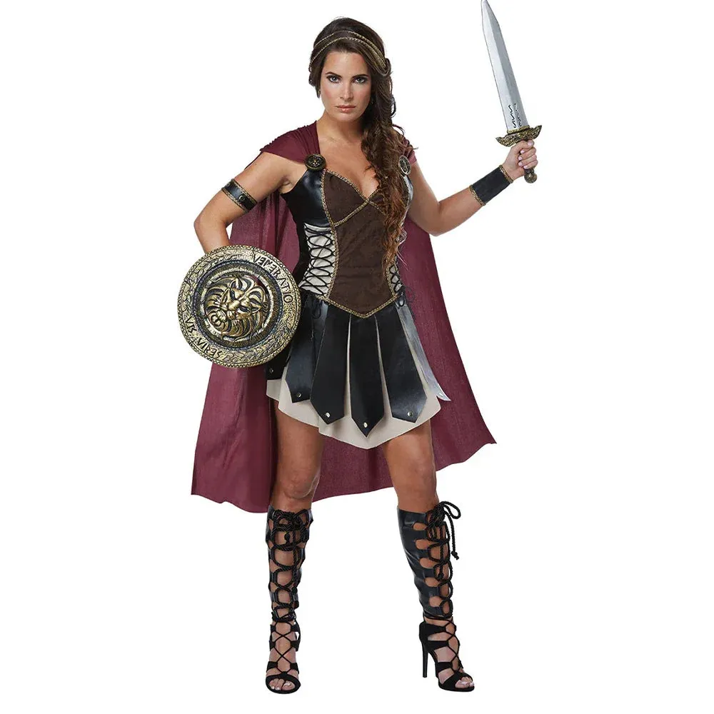 Ancient Spartan Roman Cosplay Warrior Gladiator Halloween Uniform Attire