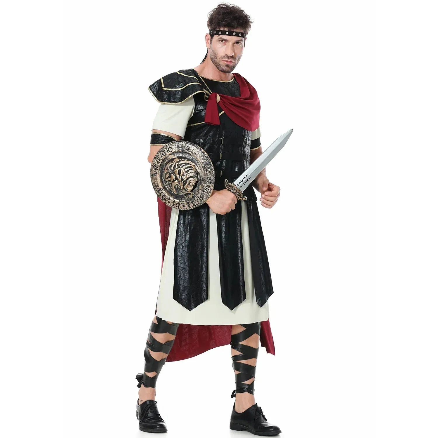 Ancient Spartan Roman Cosplay Warrior Gladiator Halloween Uniform Attire