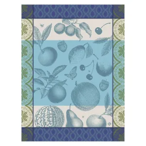 Arrière Pays Blue Tea Towels by Le Jacquard Français