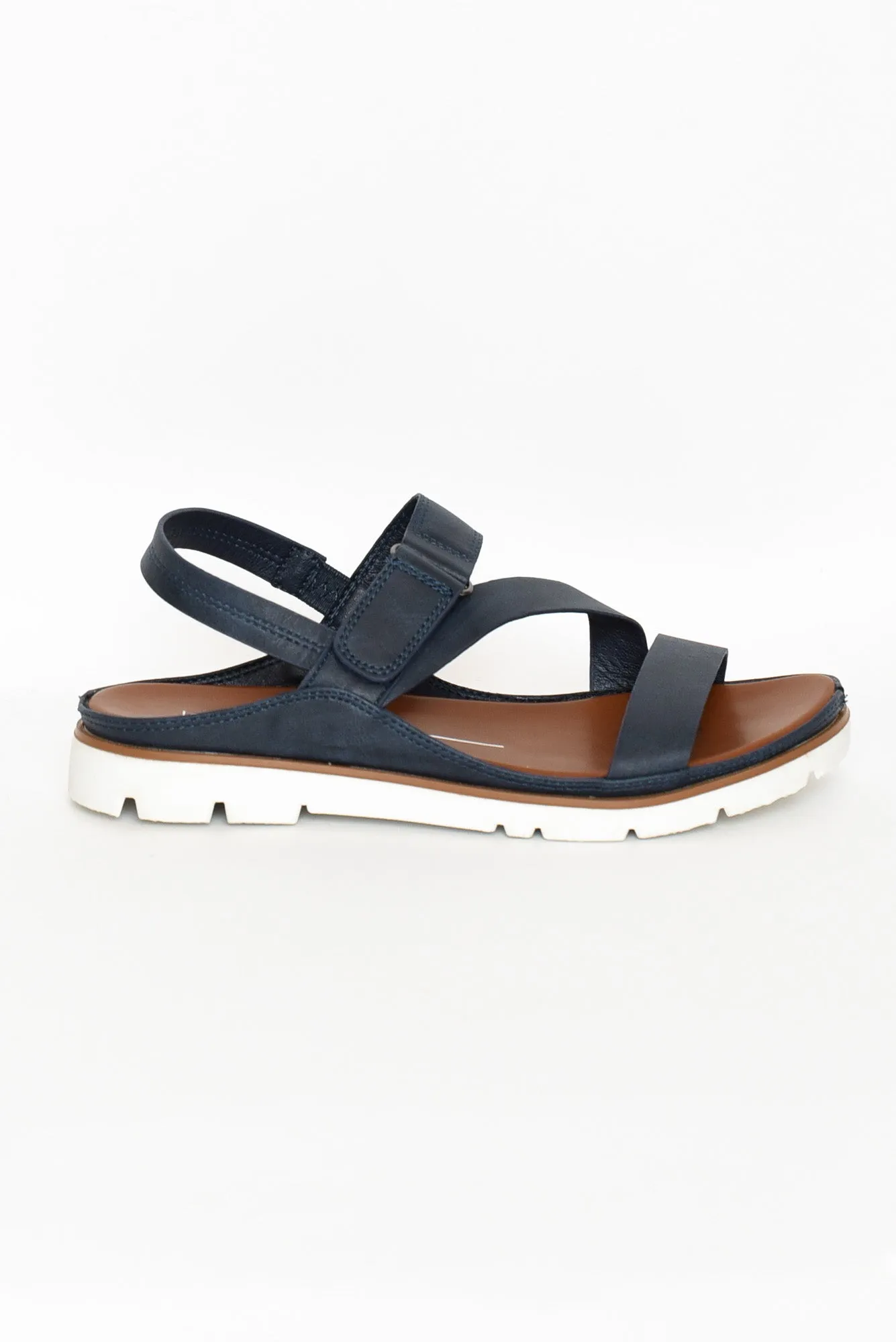 Ashli Navy Strappy Sandal