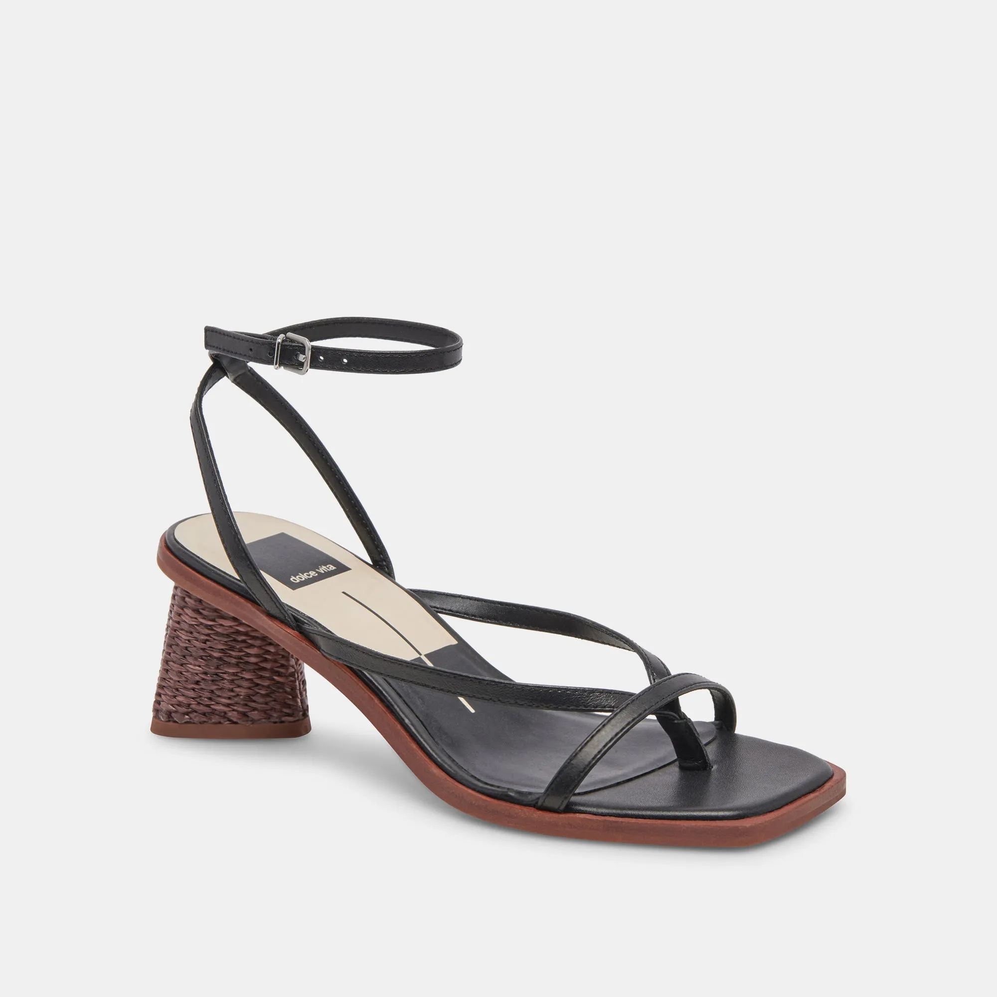 BANITA SANDALS BLACK LEATHER