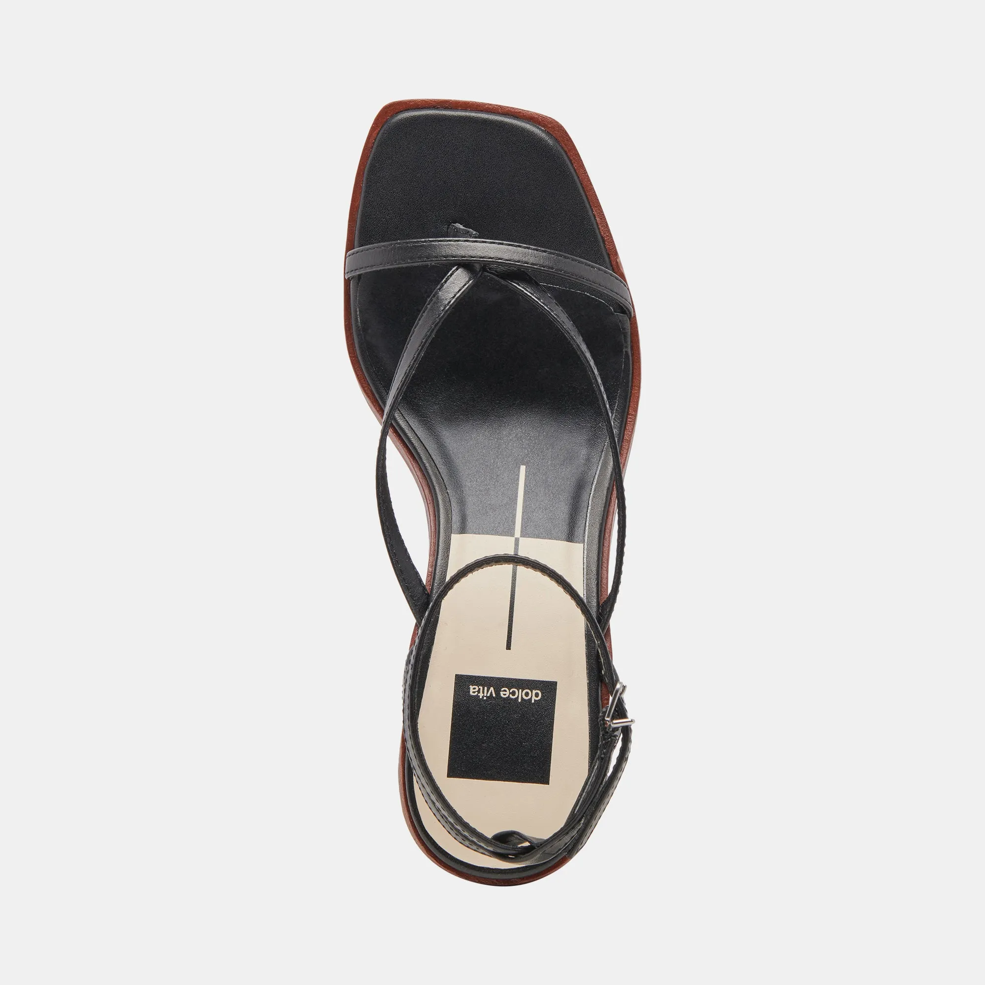 BANITA SANDALS BLACK LEATHER