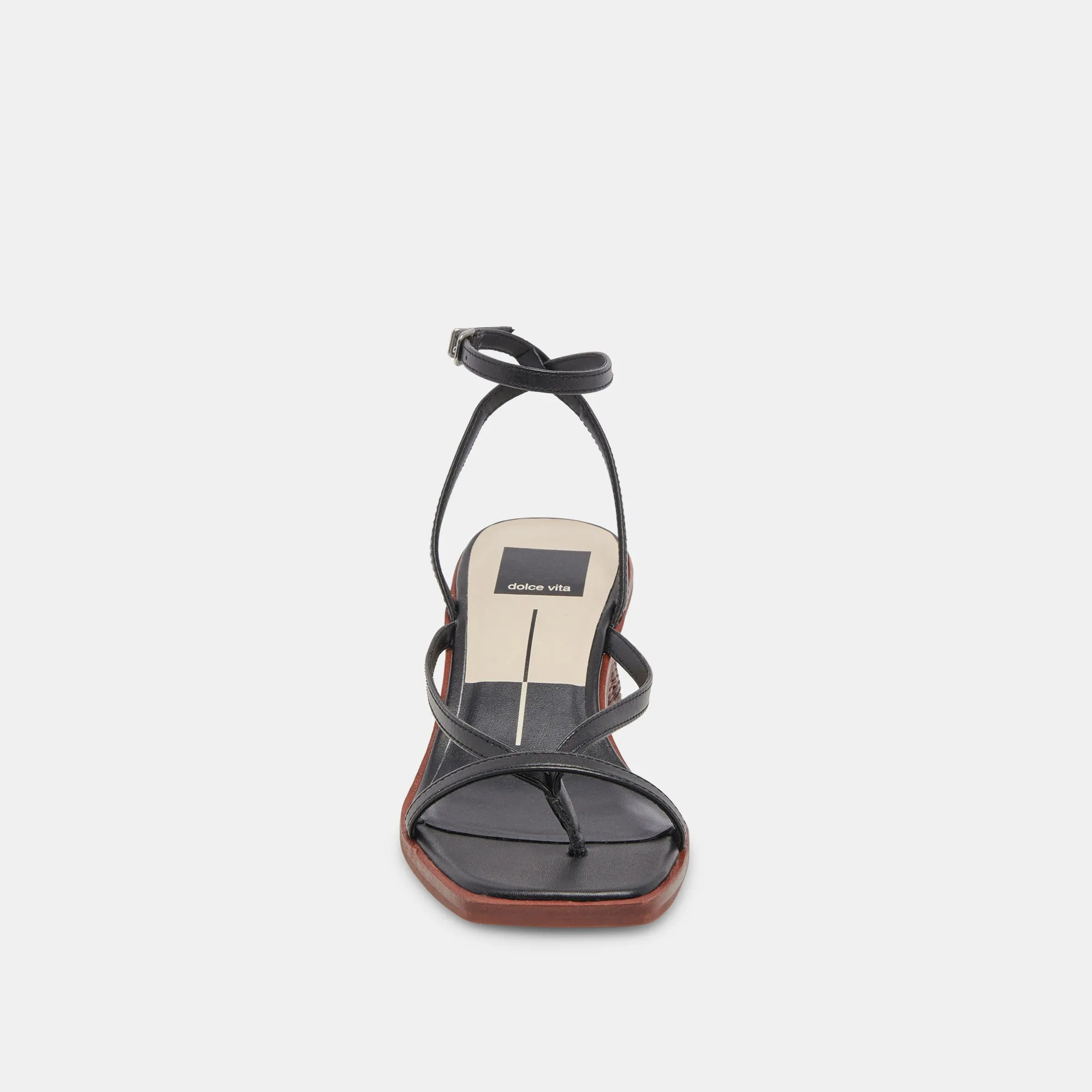 BANITA SANDALS BLACK LEATHER