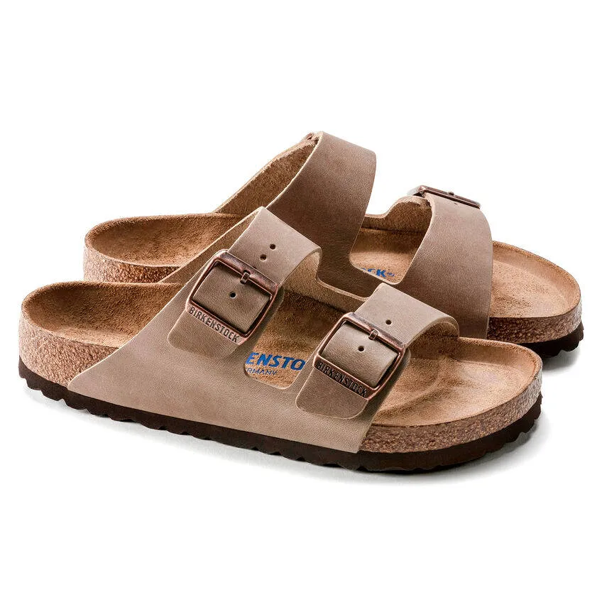 Birkenstock Arizona Soft Footbed Oiled Leather Tobacco Brown (Unisex)