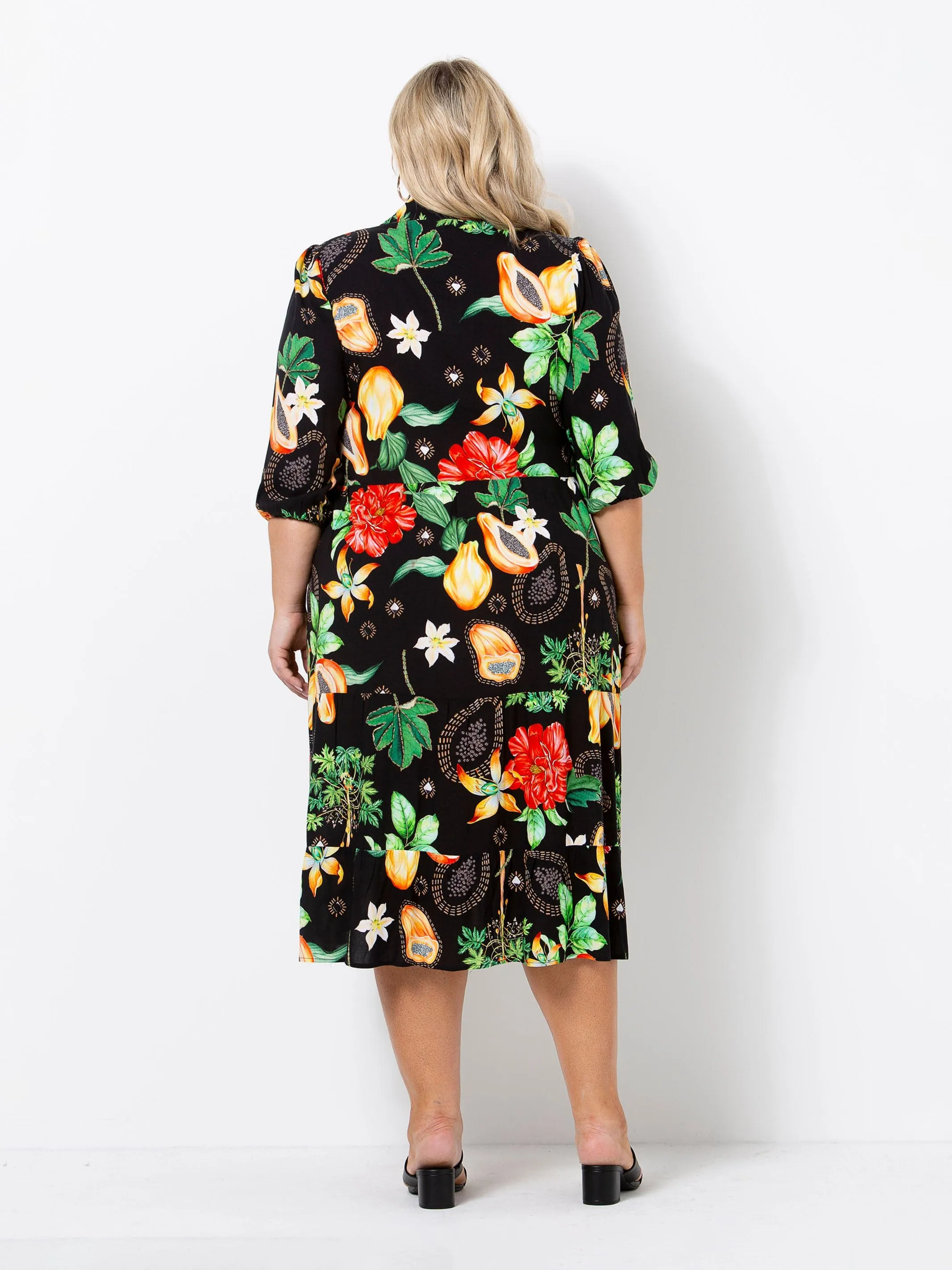 Black Cornucopia Dress