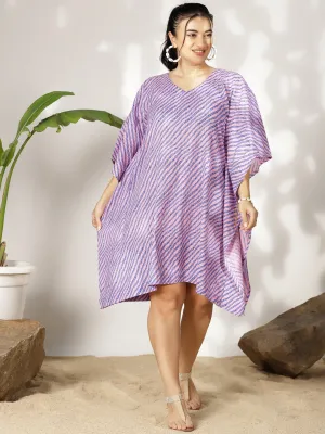 BlueStripes Cotton LongKaftan