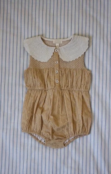 Bonjour Honey Broderie Anglaise Baby Romper