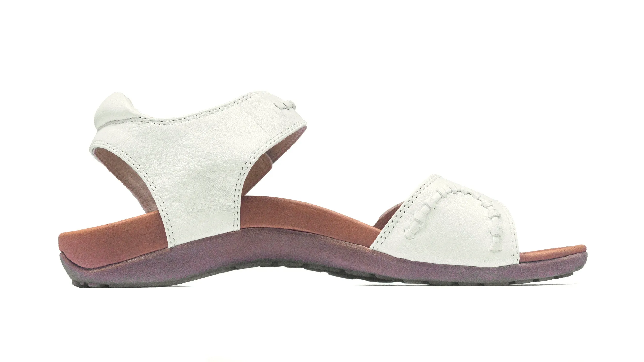 Caroline Orthotic Sandals - White