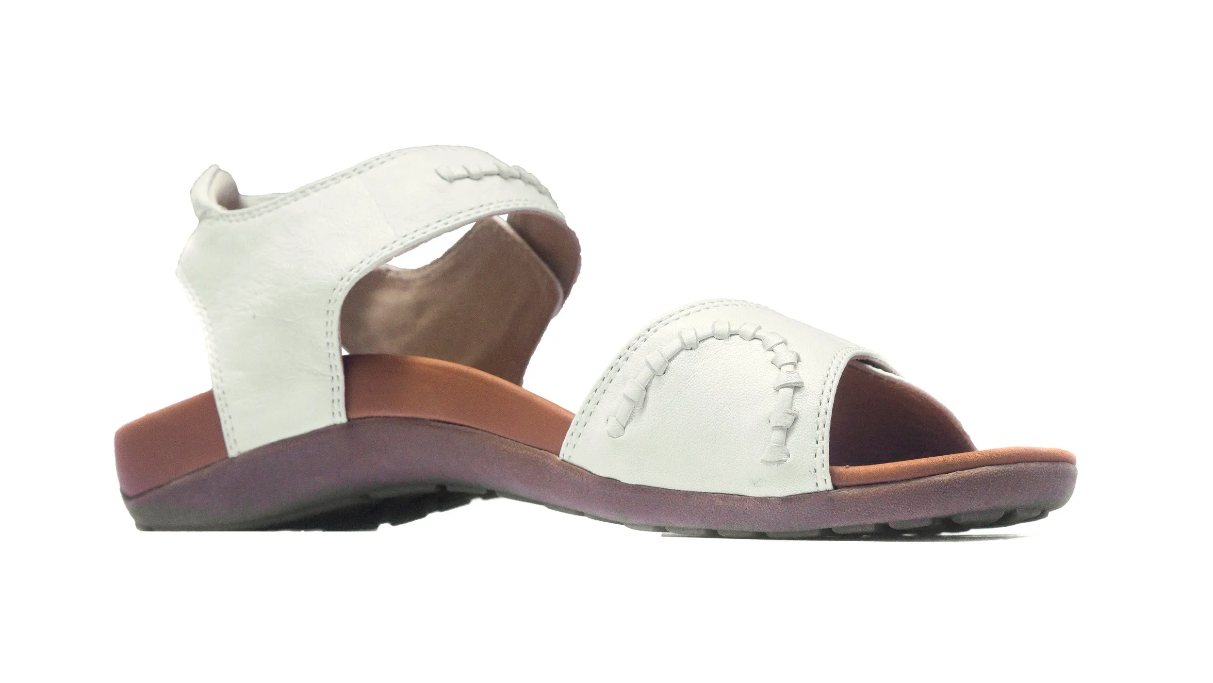 Caroline Orthotic Sandals - White