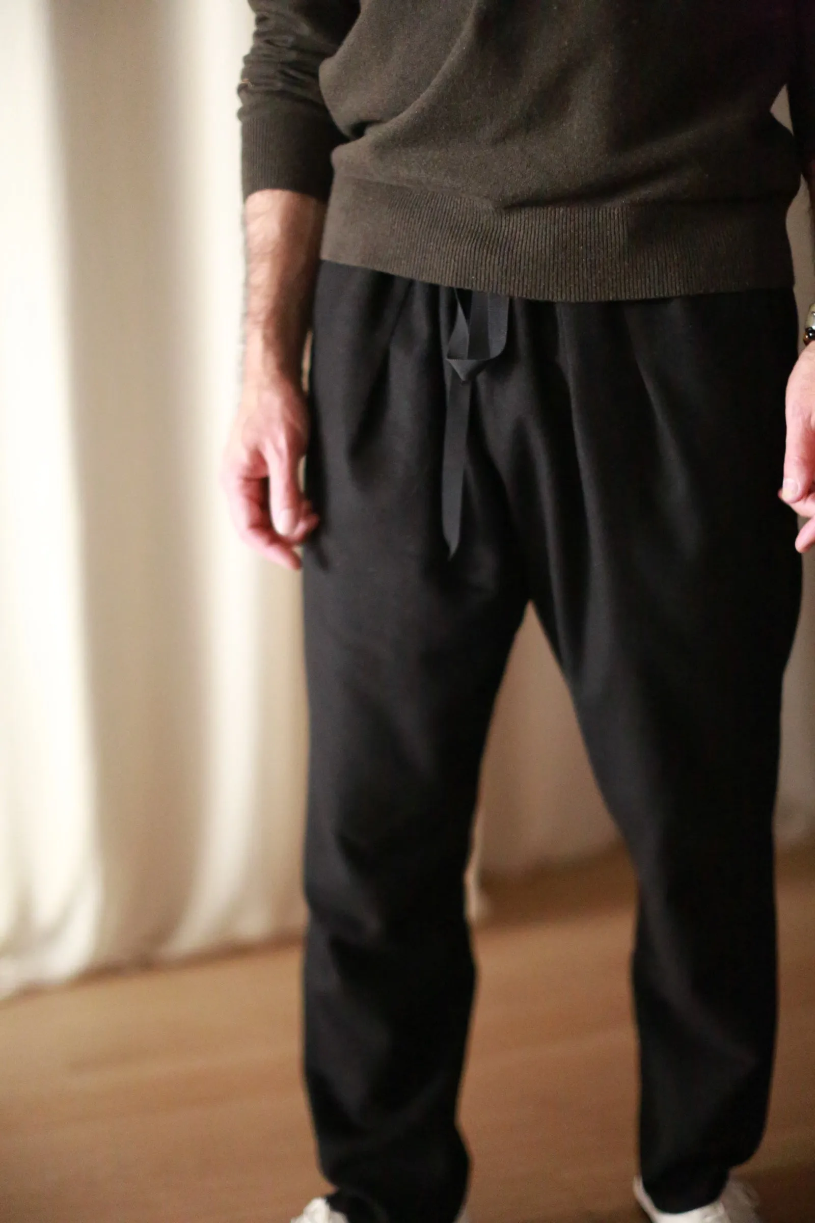 Cashmere Unisex Pants | Black