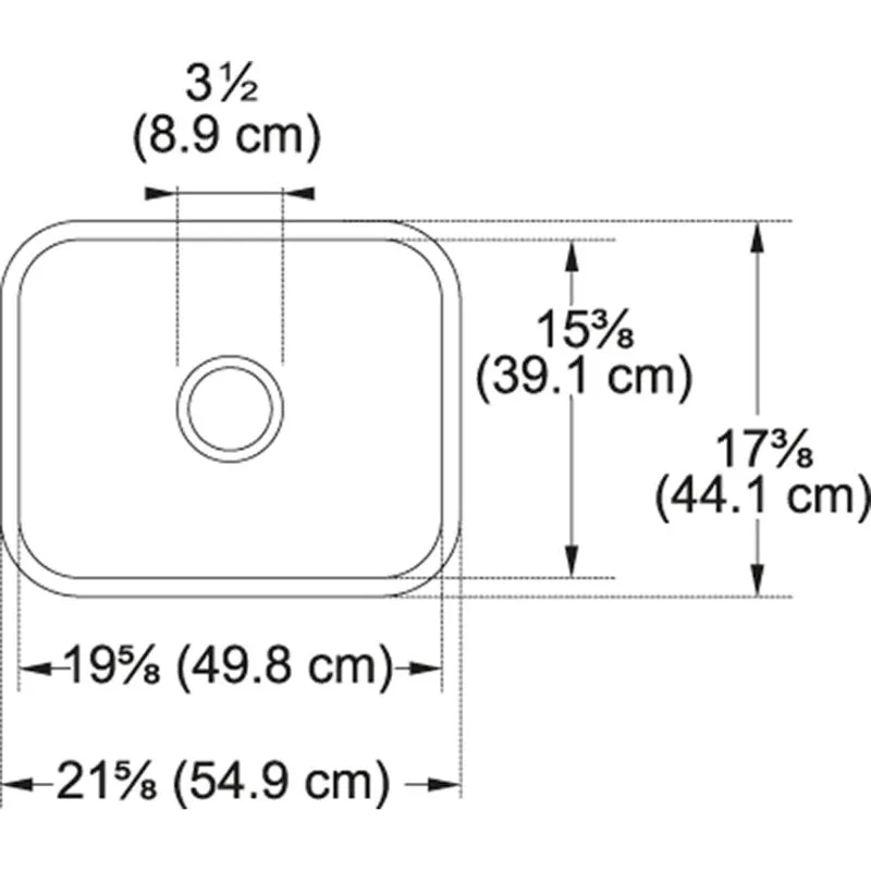 Cisterna Fireclay Single Basin Undermount Kitchen Sink in White