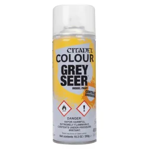 Citadel Colour Spray Paint, Grey Seer 62-34, 400ml