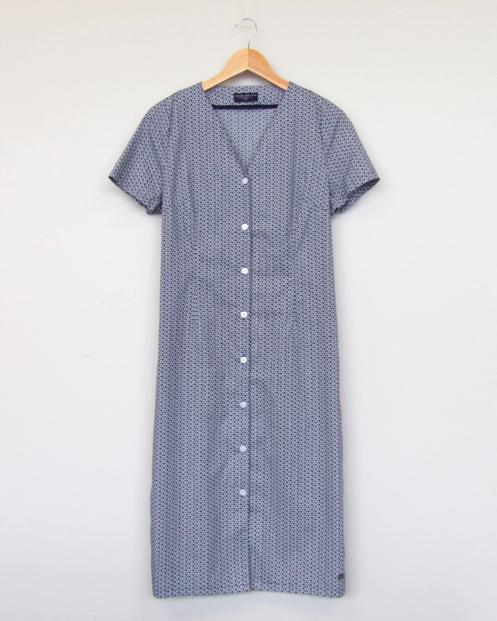 COTTON BUTTON MIDI DRESS3