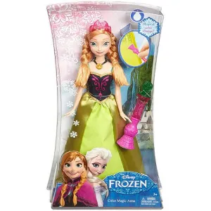 Disney Frozen Color Change Anna Fashion Doll