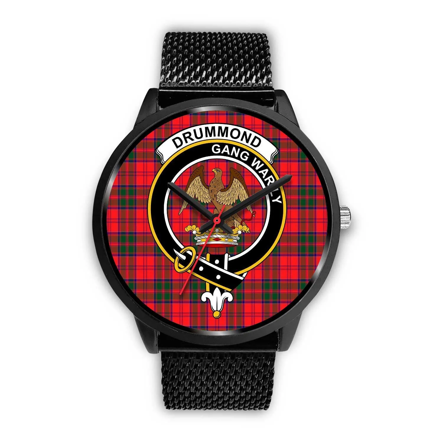 Drummond Modern Clan Badge Tartan Black Watch