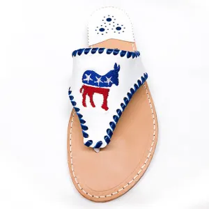 Embroidered Patriotic Donkey