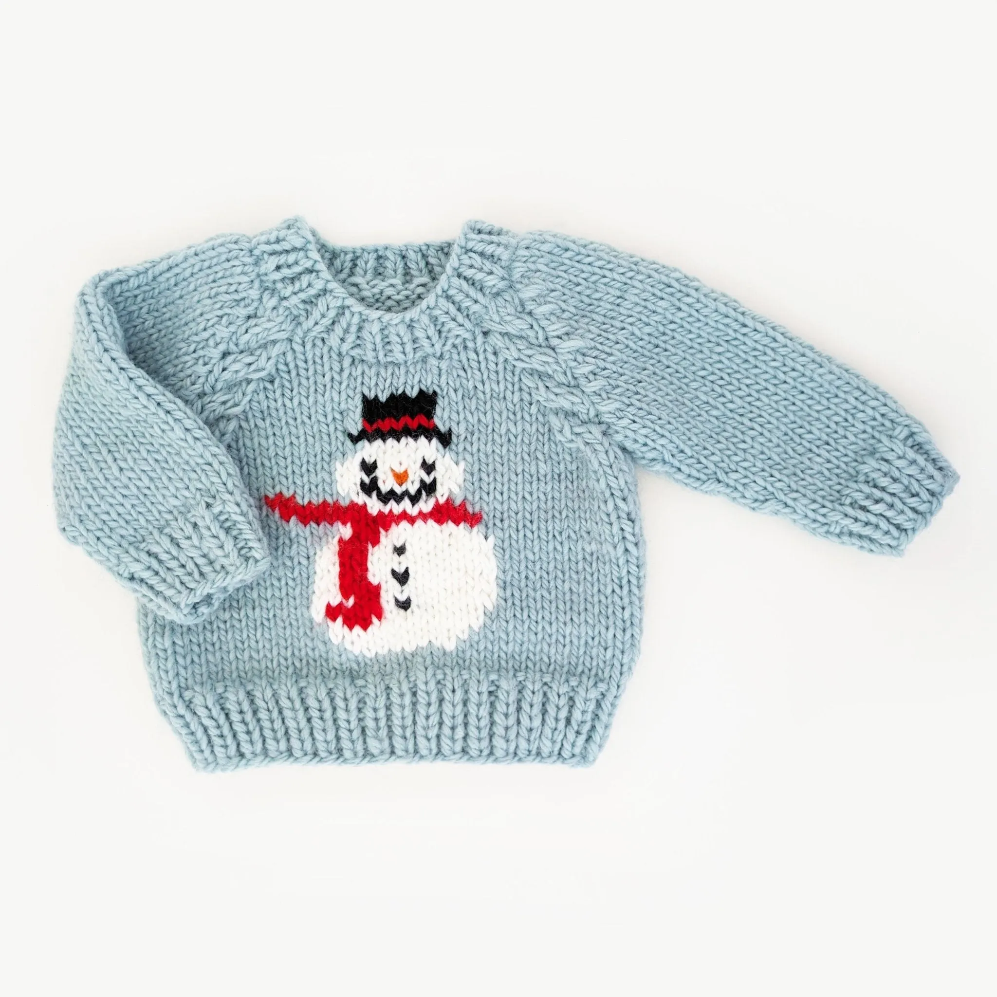 Frosty Snowman Surf Crew Neck Sweater for Baby & Toddler