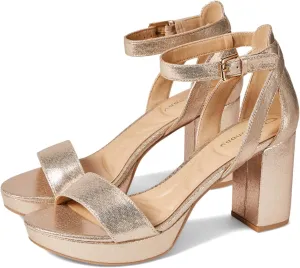 Go On-2 Super Suede CL Sandals By Laundry, Light Gold