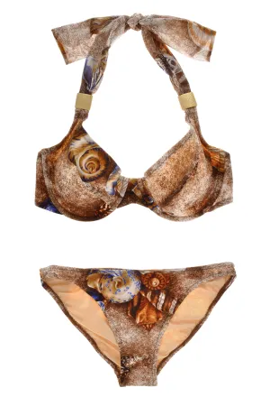 GOTTEX SEASHELL Brown Halterneck Bikini