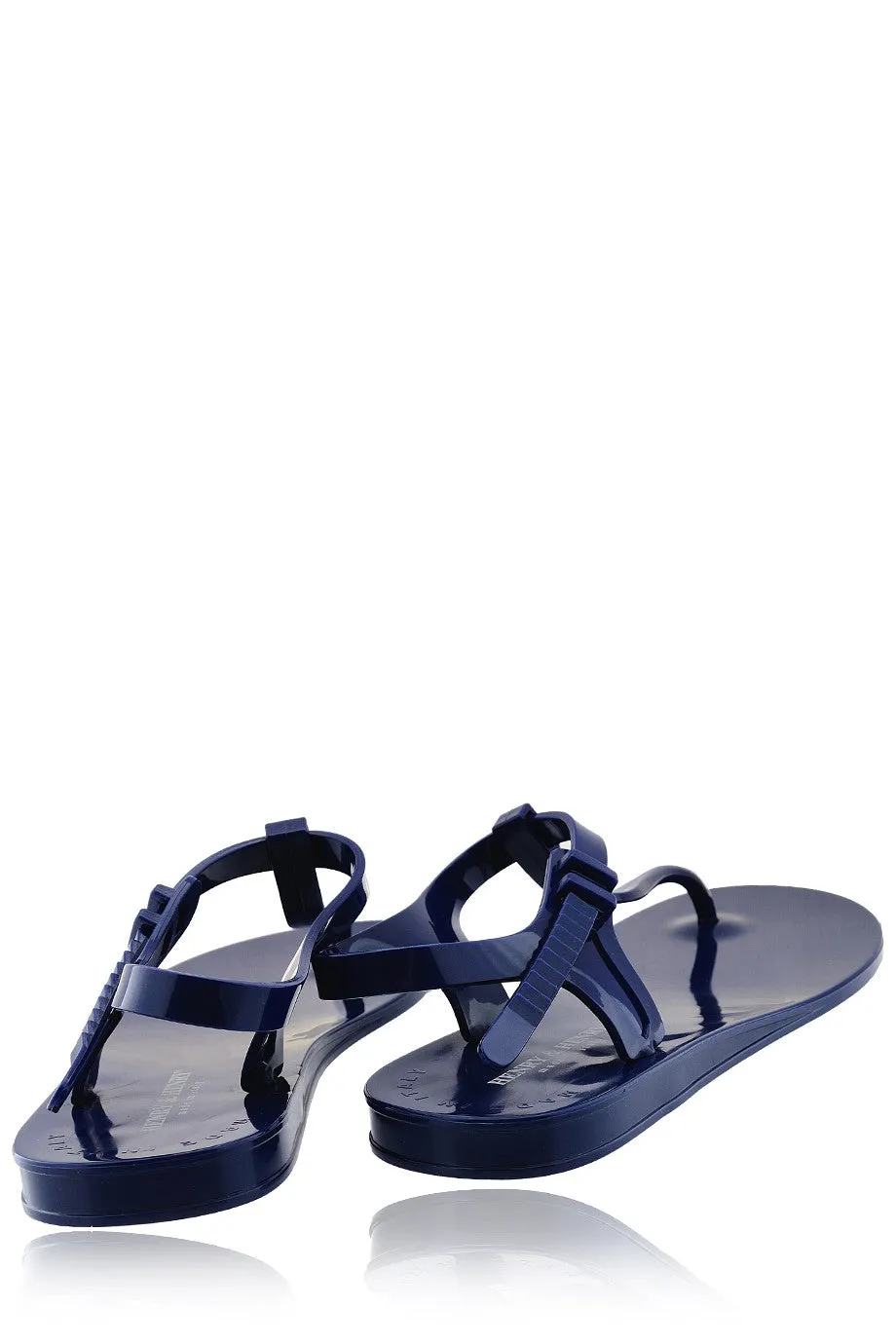 HENRY & HENRY ATHENA Royal Blue Rubber Sandals