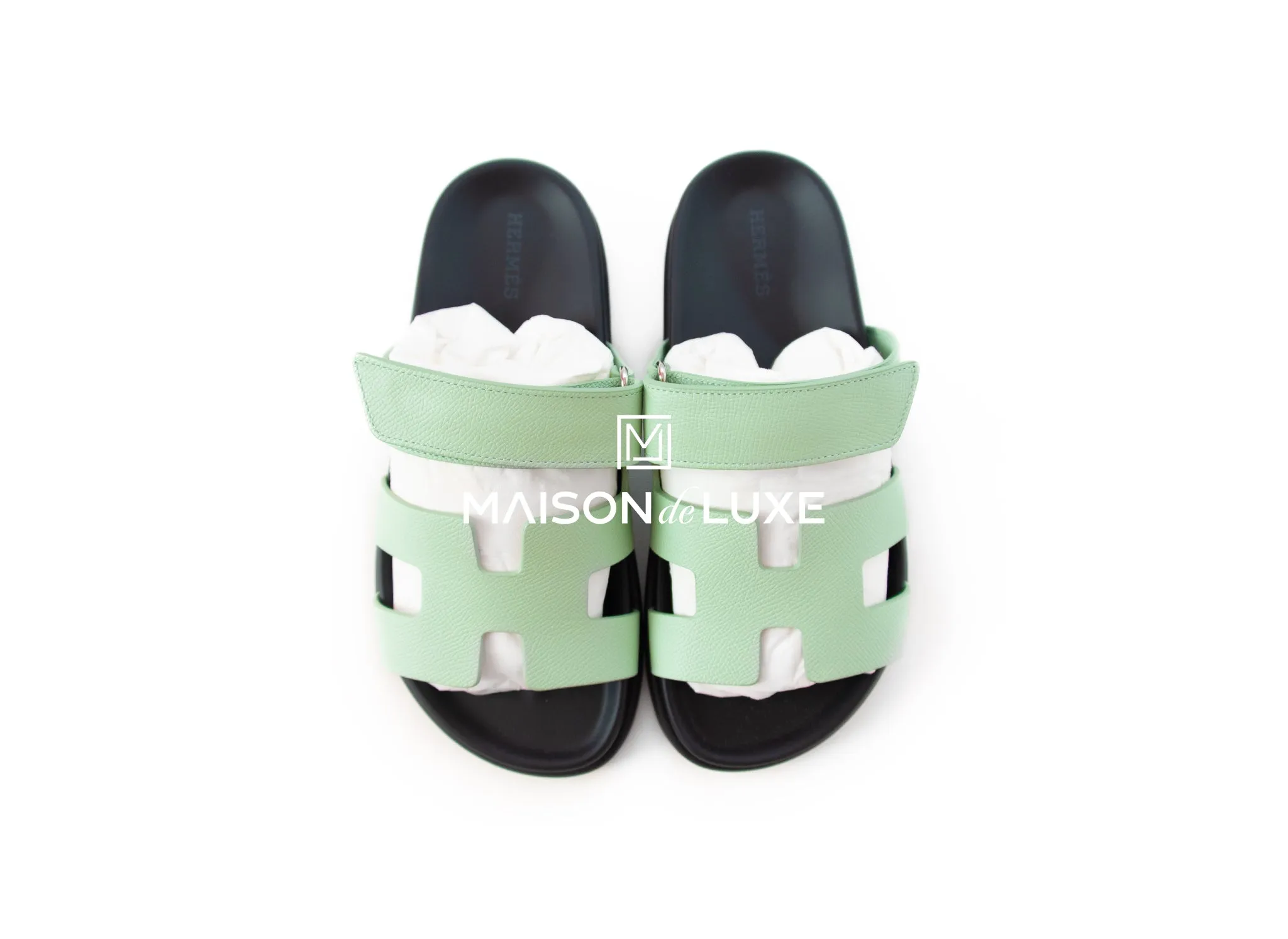 Hermes Women's Vert Jade Chypre Sandal 36.5