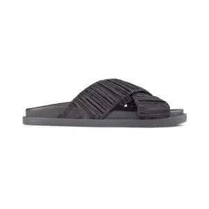 Ivy sandal textile - BLACK / BLACK