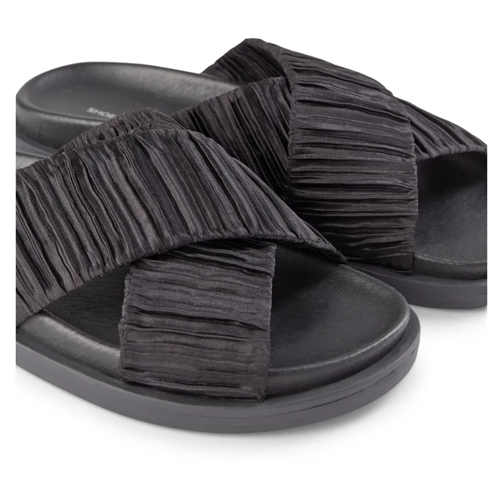 Ivy sandal textile - BLACK / BLACK