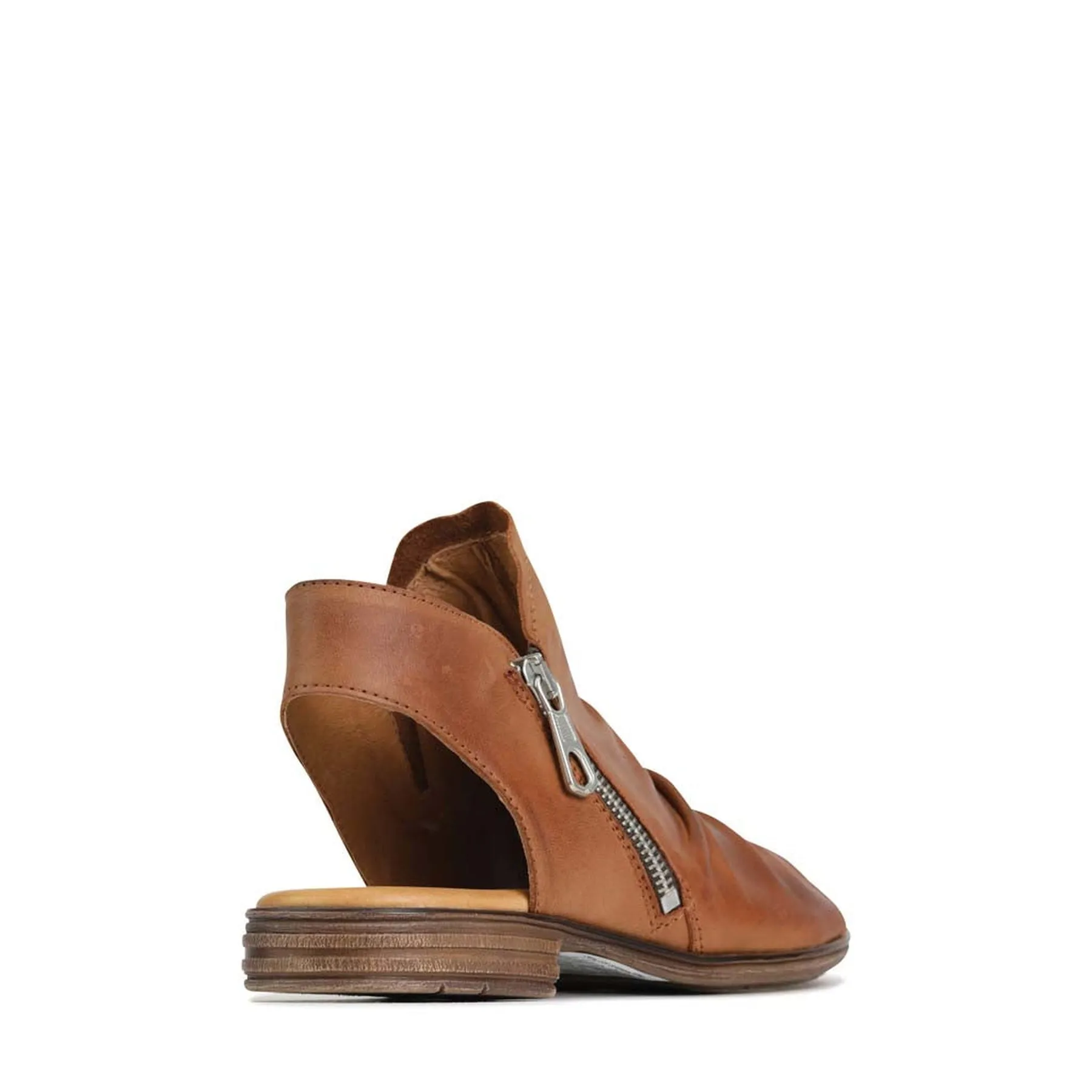 KAMI ANKLE ZIP SANDALS LEATHER