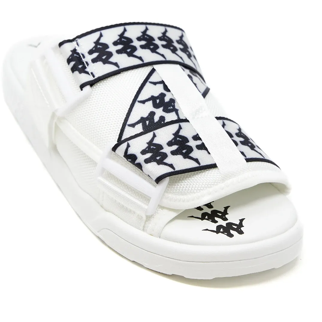 Kappa Banda Mitel 1 Sandals - White / Black