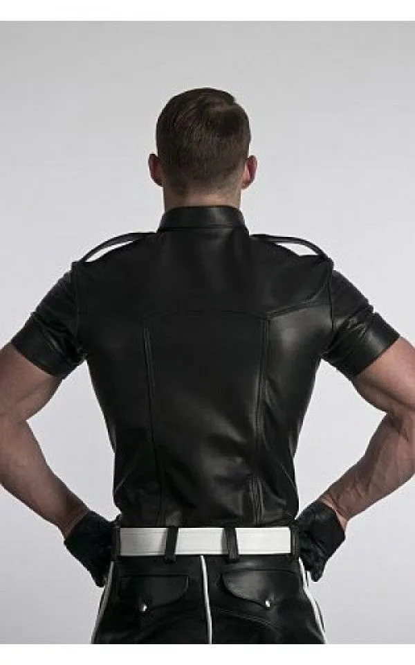 Leather Police Shirt