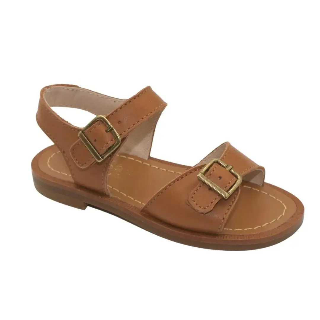 Leo- Tan Leather Sandals