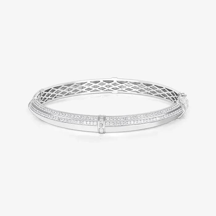 Majestic Silver Weave Kada