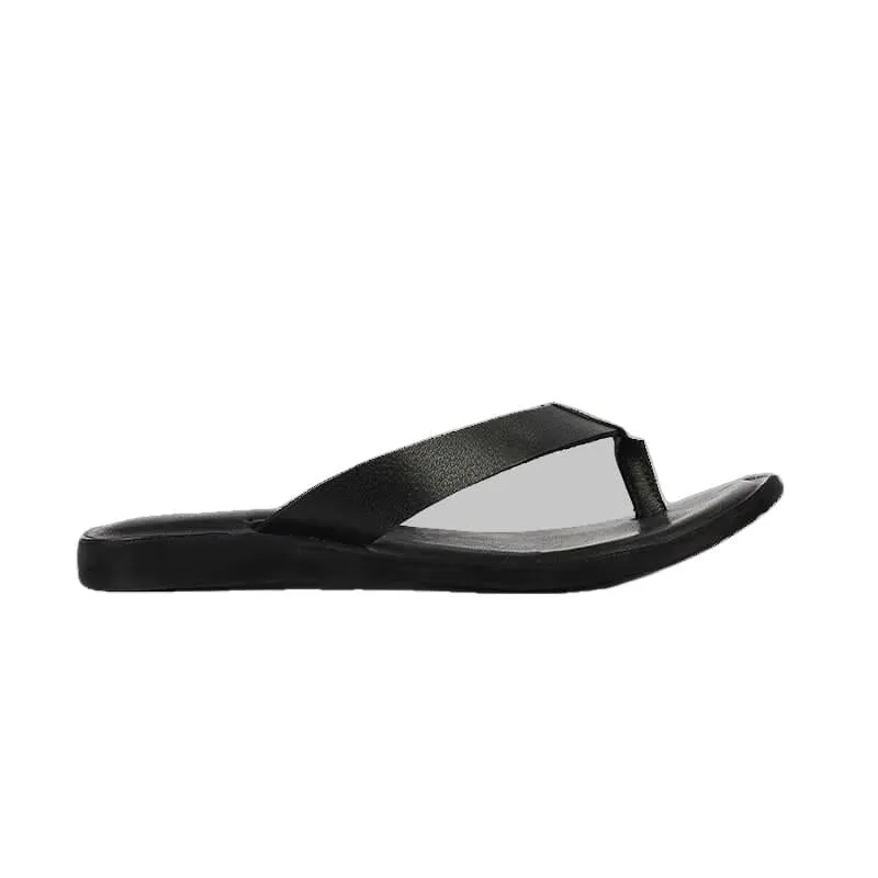 Manila Mens Leather Flip Flop Slippers