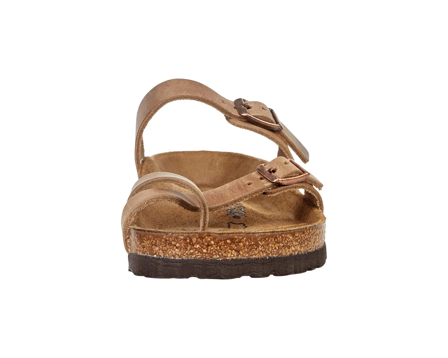 Mayari Oiled Leather Birkenstock Sandals, Brown