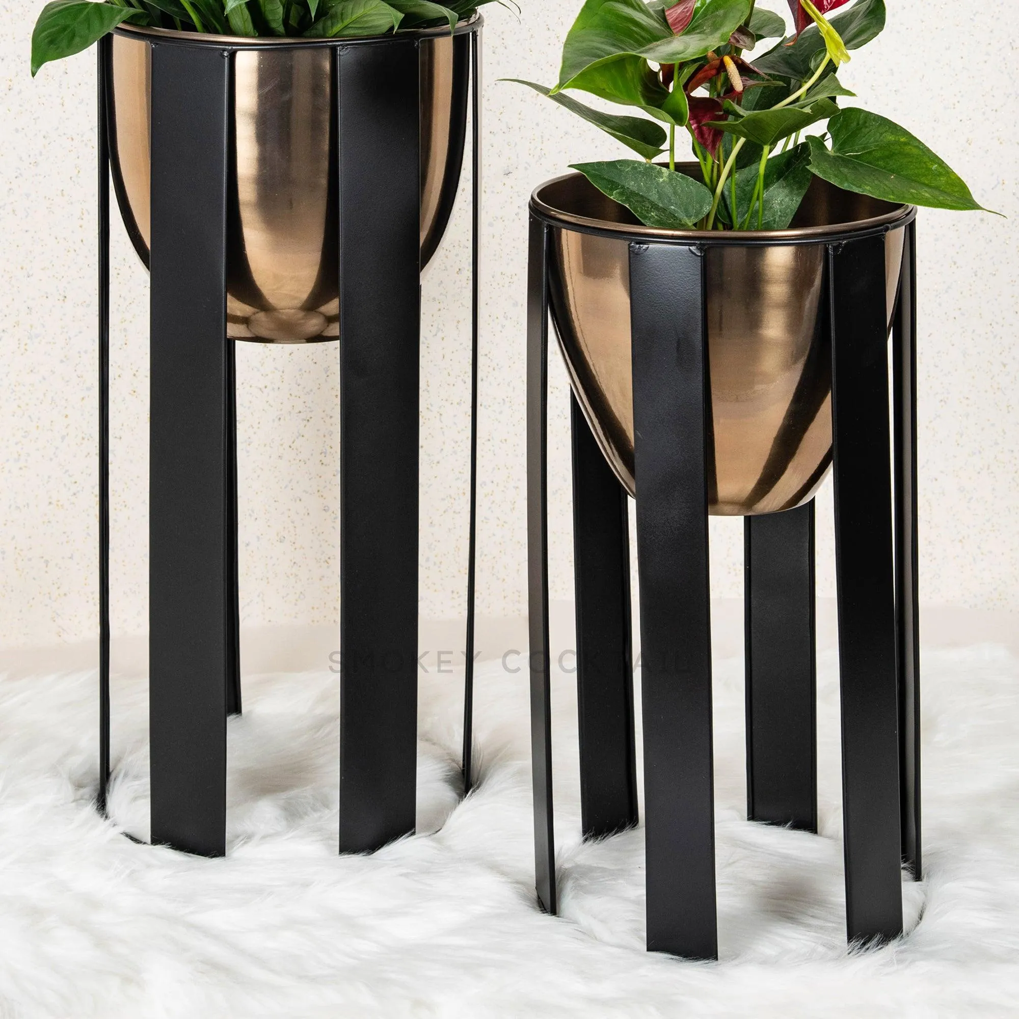 Modern Shaped Planter - Set Of 2