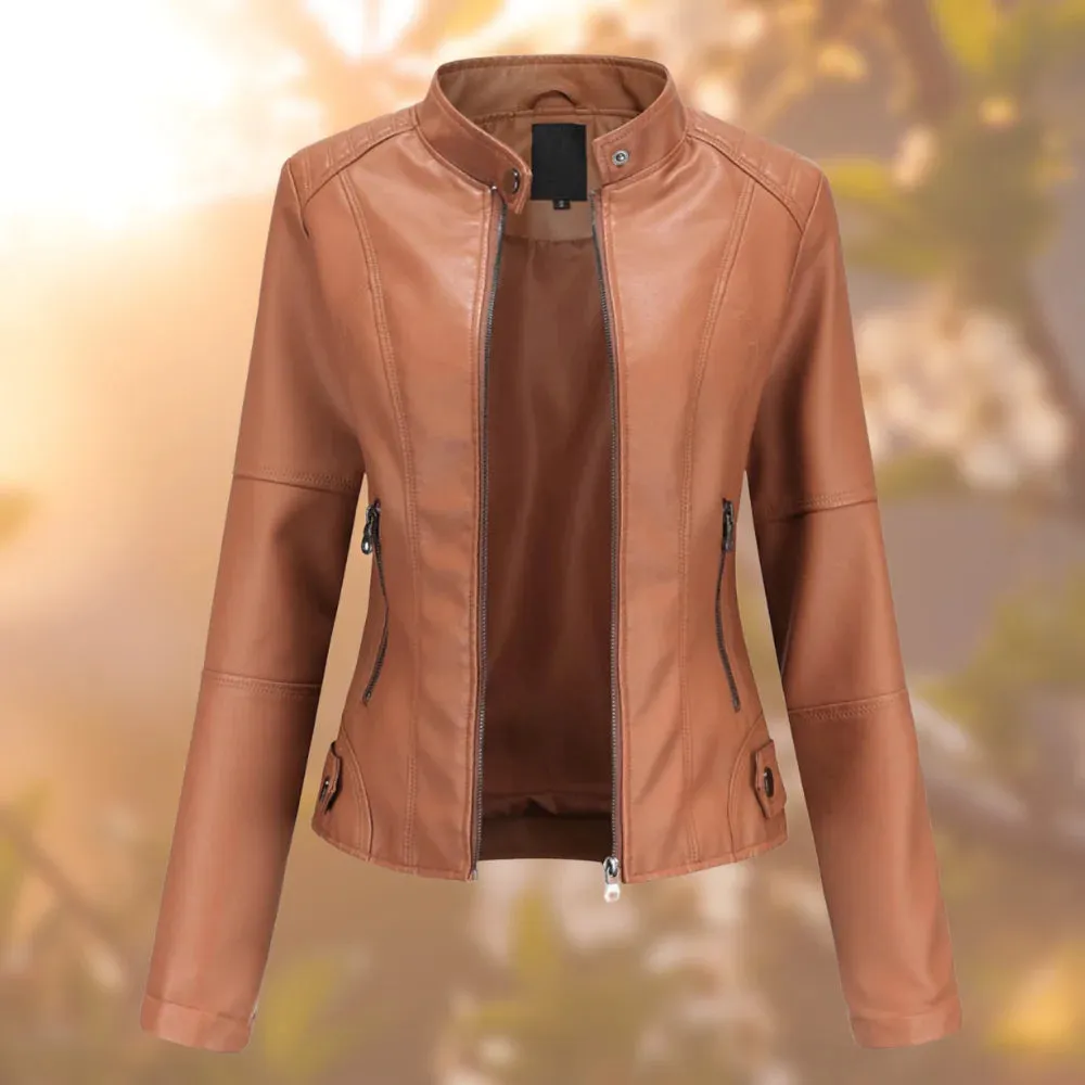 Mona - Stylish Leather Jacket