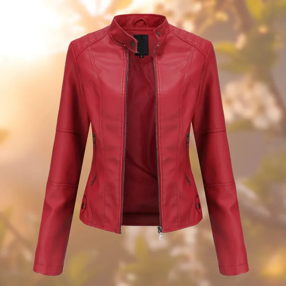 Mona - Stylish Leather Jacket