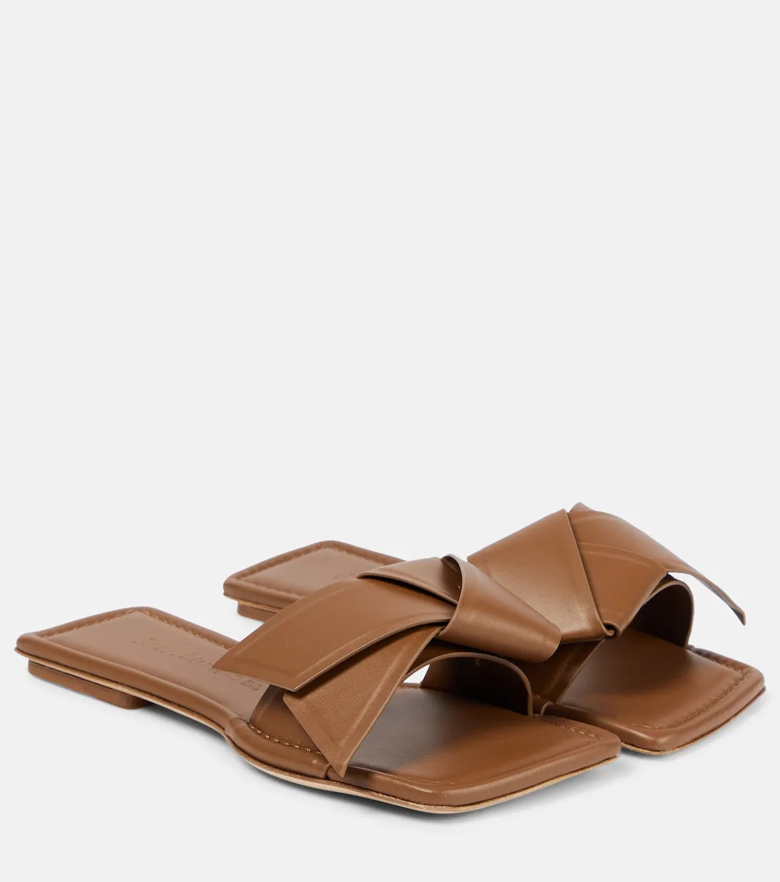 Musubi sandals in Acne Studios leather, brown