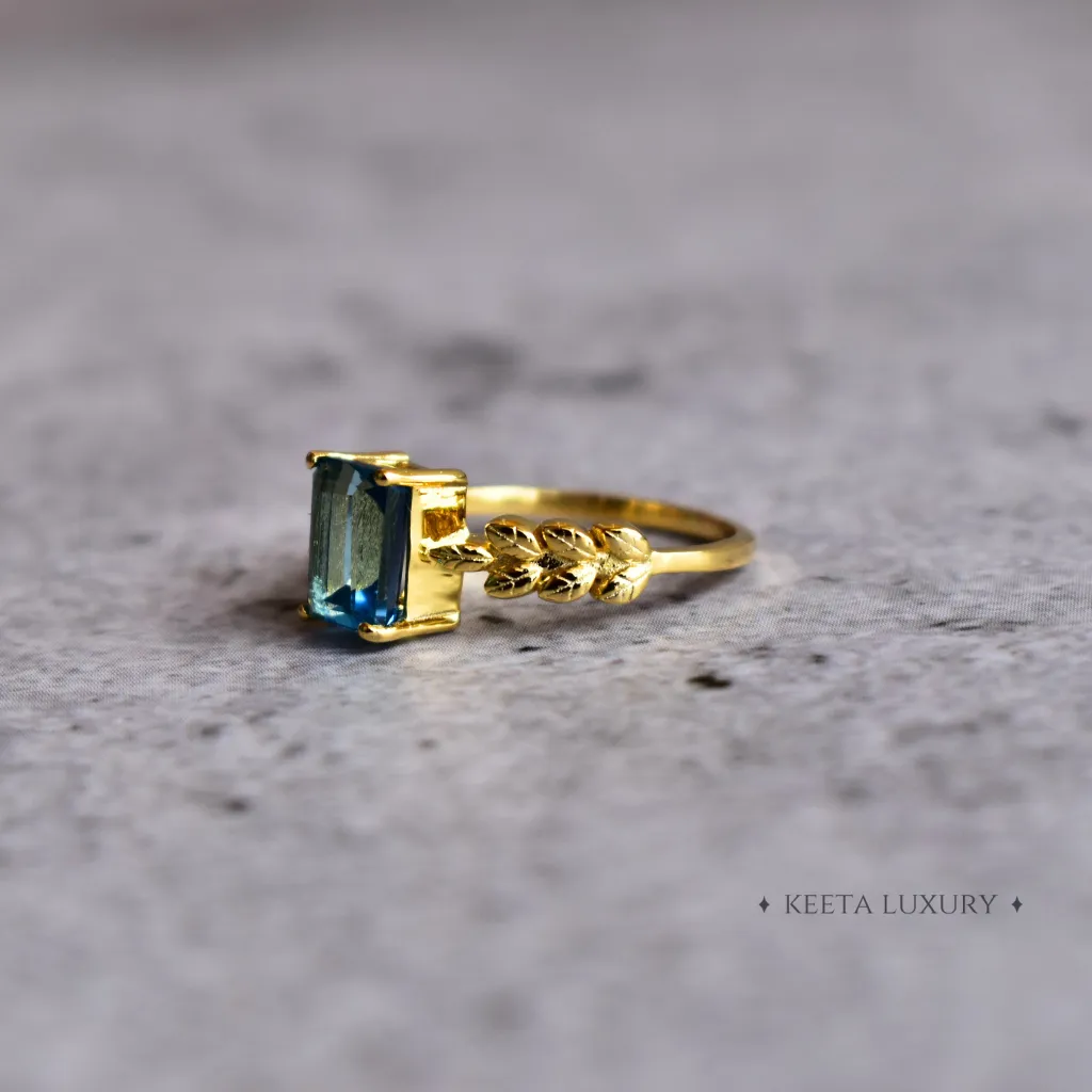 Nature's Blue - Topaz Ring