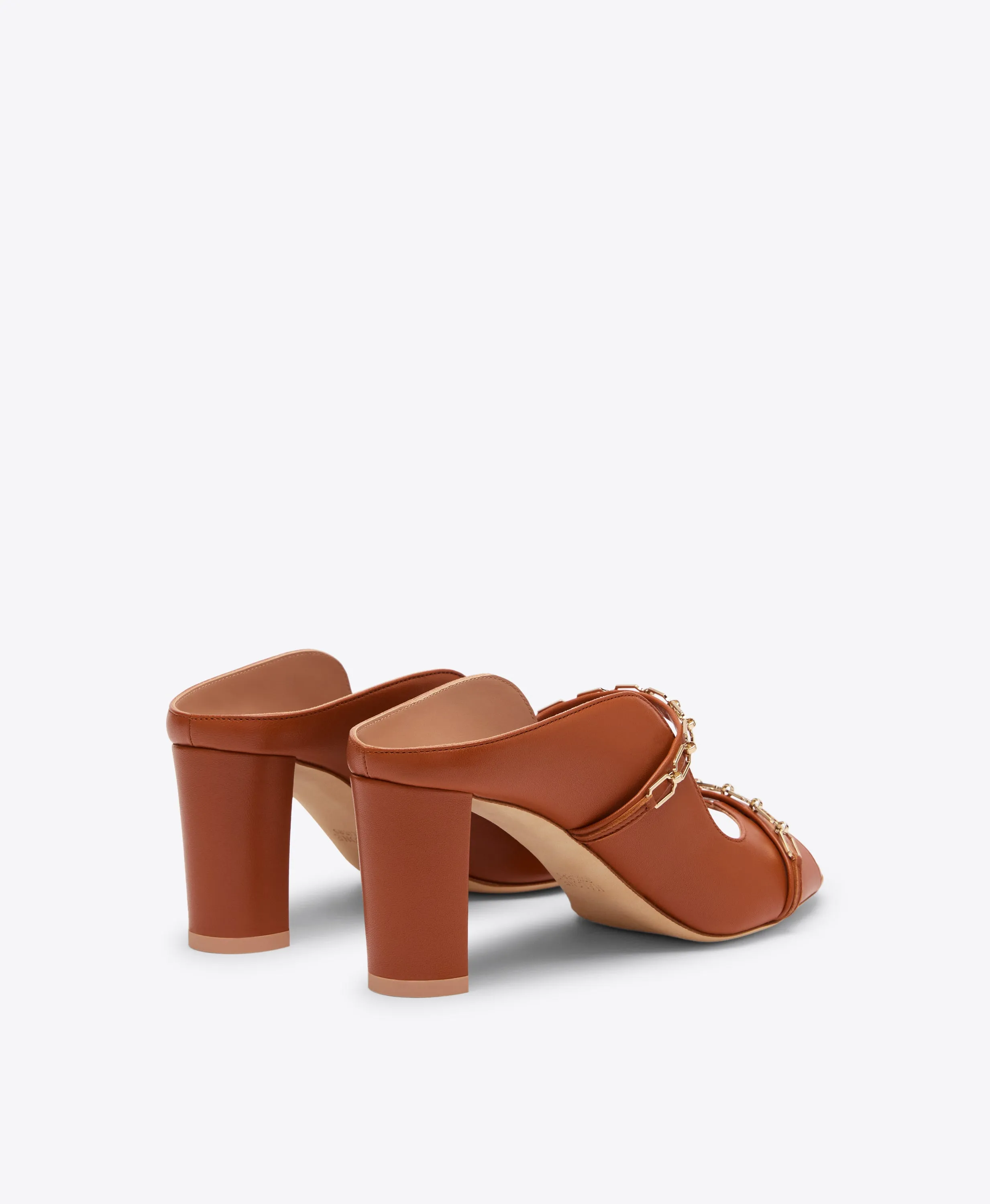 Norah 70 Tan Leather Sandals