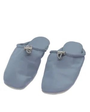 Nylon Room Shoes with Pouch