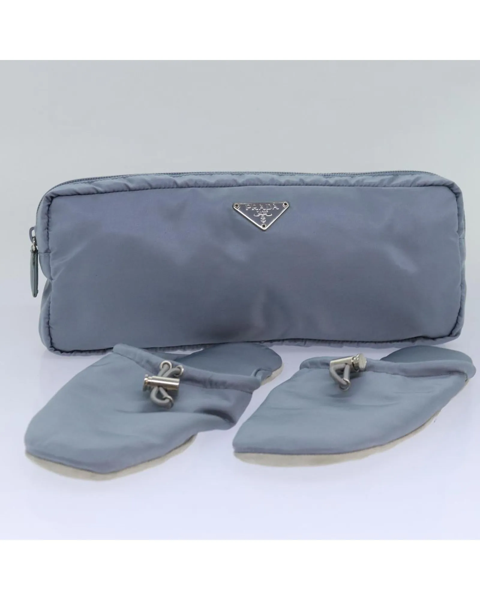 Nylon Room Shoes with Pouch