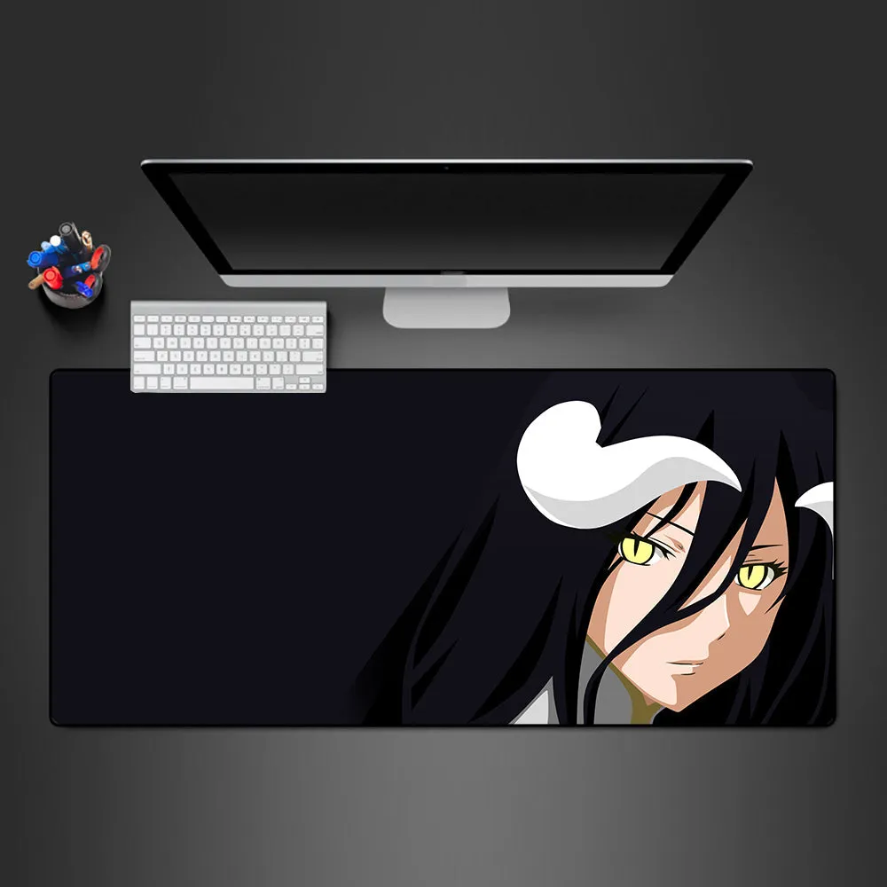 Nysekai "Albedo Horns Design M-XXL Size Gaming Mouse Pad'' Computer Desk Mat