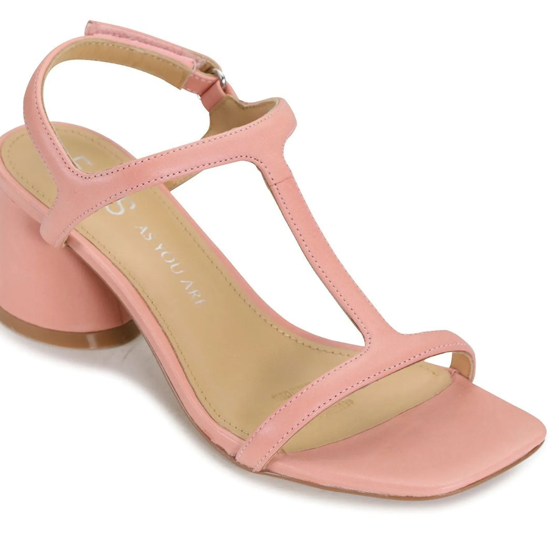 PETRAS LEATHER HEEL ARCHIVE SANDAL