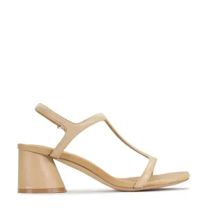 PETRAS LEATHER HEEL ARCHIVE SANDAL