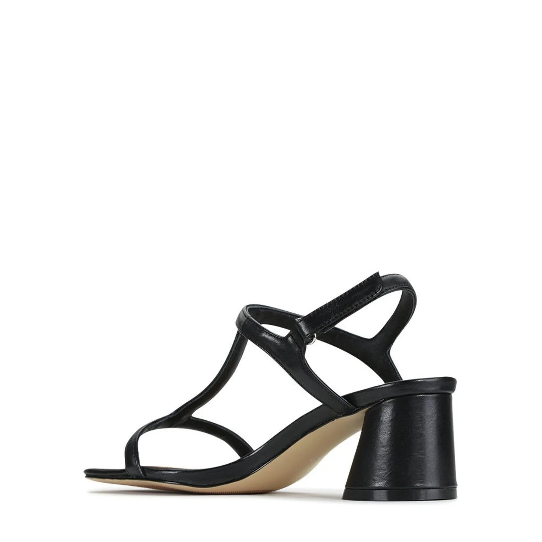 PETRAS LEATHER HEEL ARCHIVE SANDAL