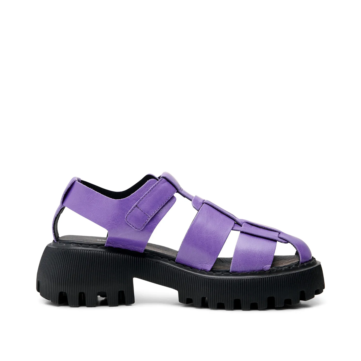 Posey sandal shiny leather - VIOLET